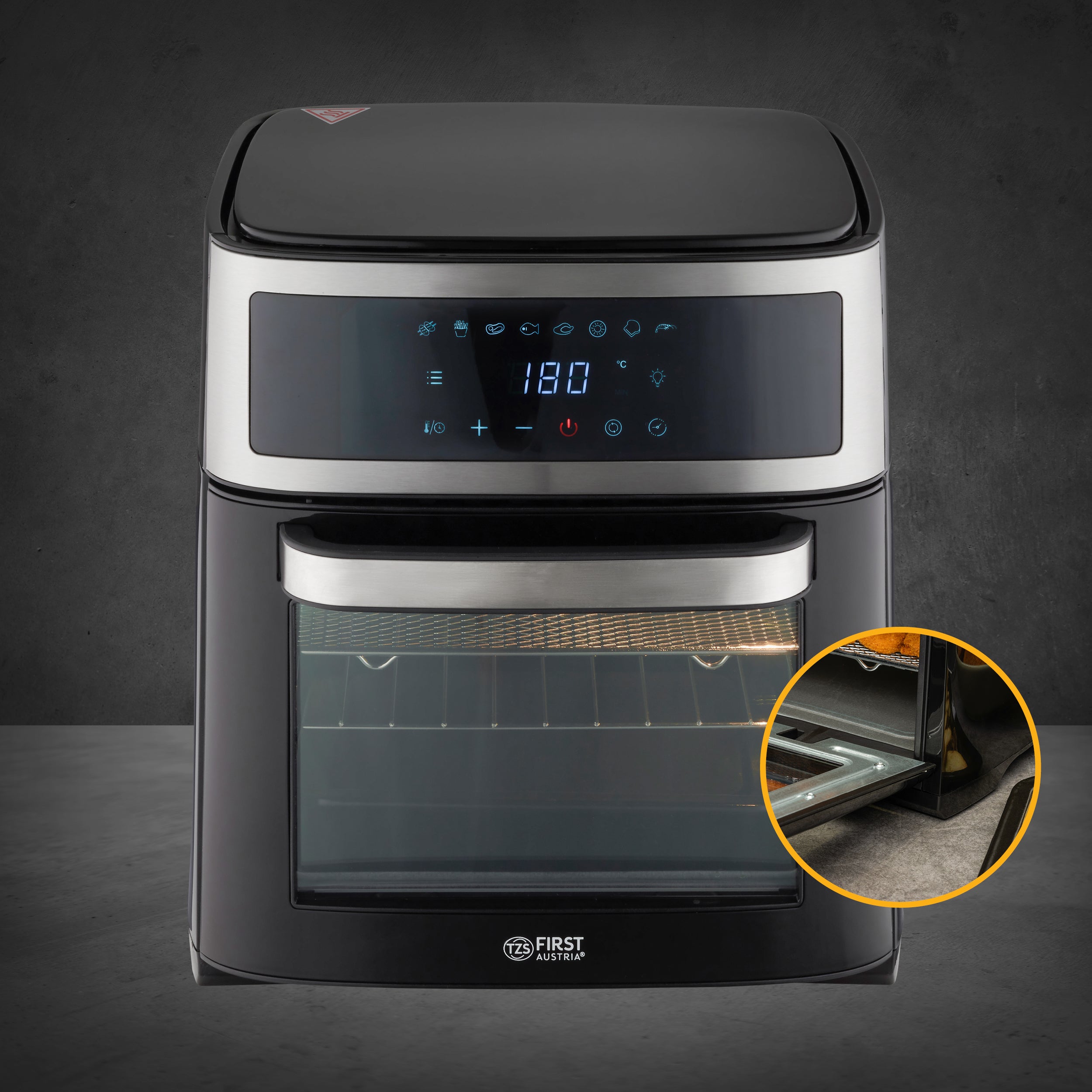 Air Fryer Oven 13 L, 8 Programs, with Rotisserie Spit