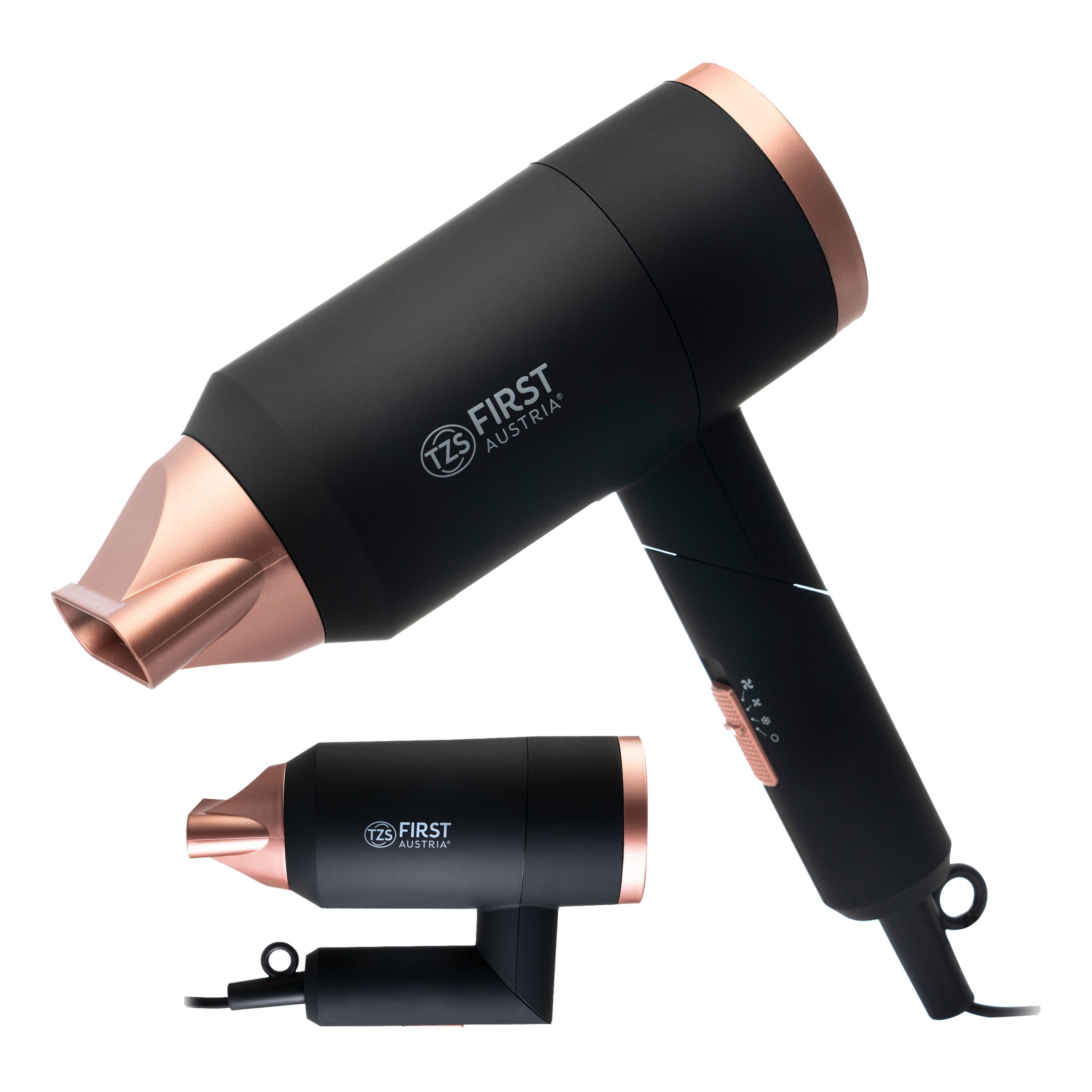 Reisehaartrockner 450 g, klappbarer Griff, Ionen-Technologie