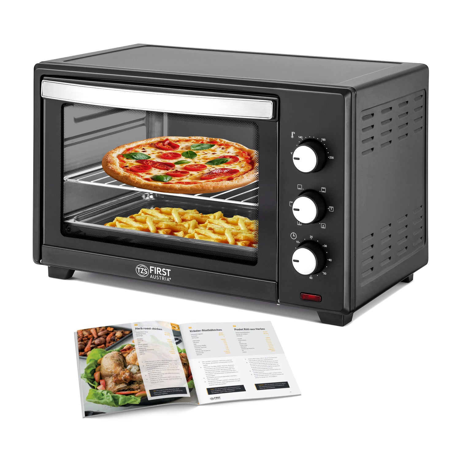 Mini-Backofen 35L, energieeffizient, mit Umluft