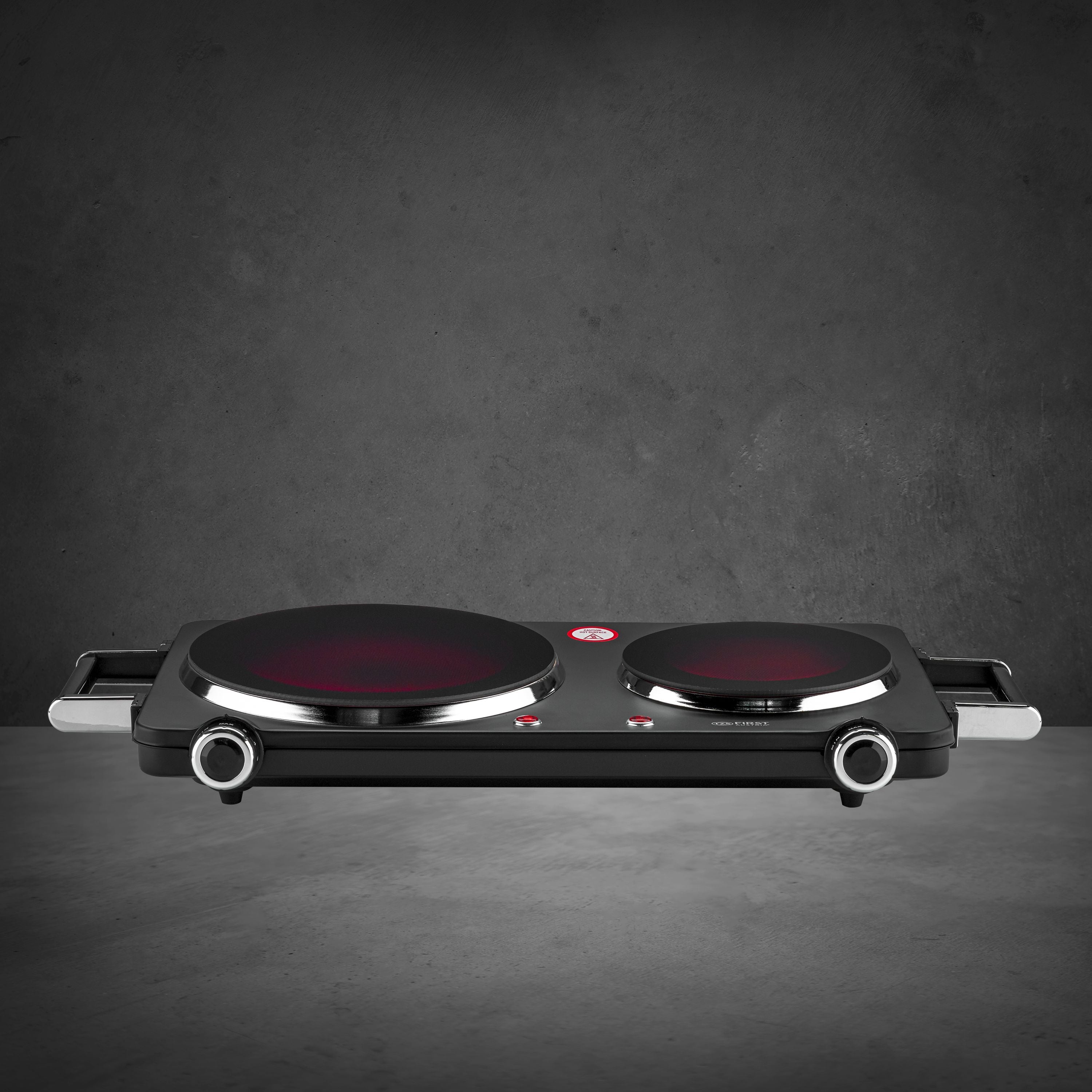 Double Infrared Hotplate 2500 W, Glass Ceramic, 22/16.5 cm