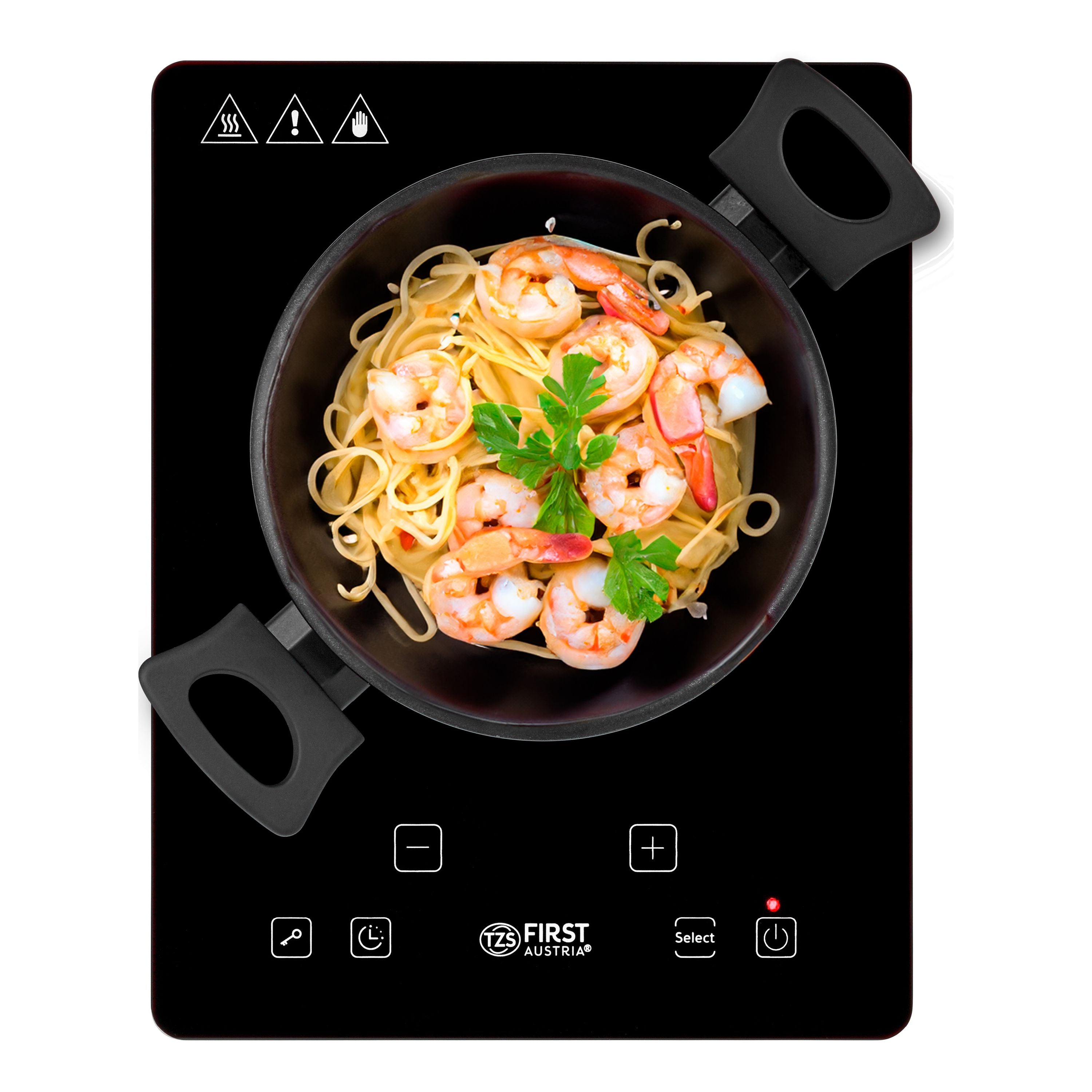 Infrared Single Hotplate 2000 W, Touch Display, Timer