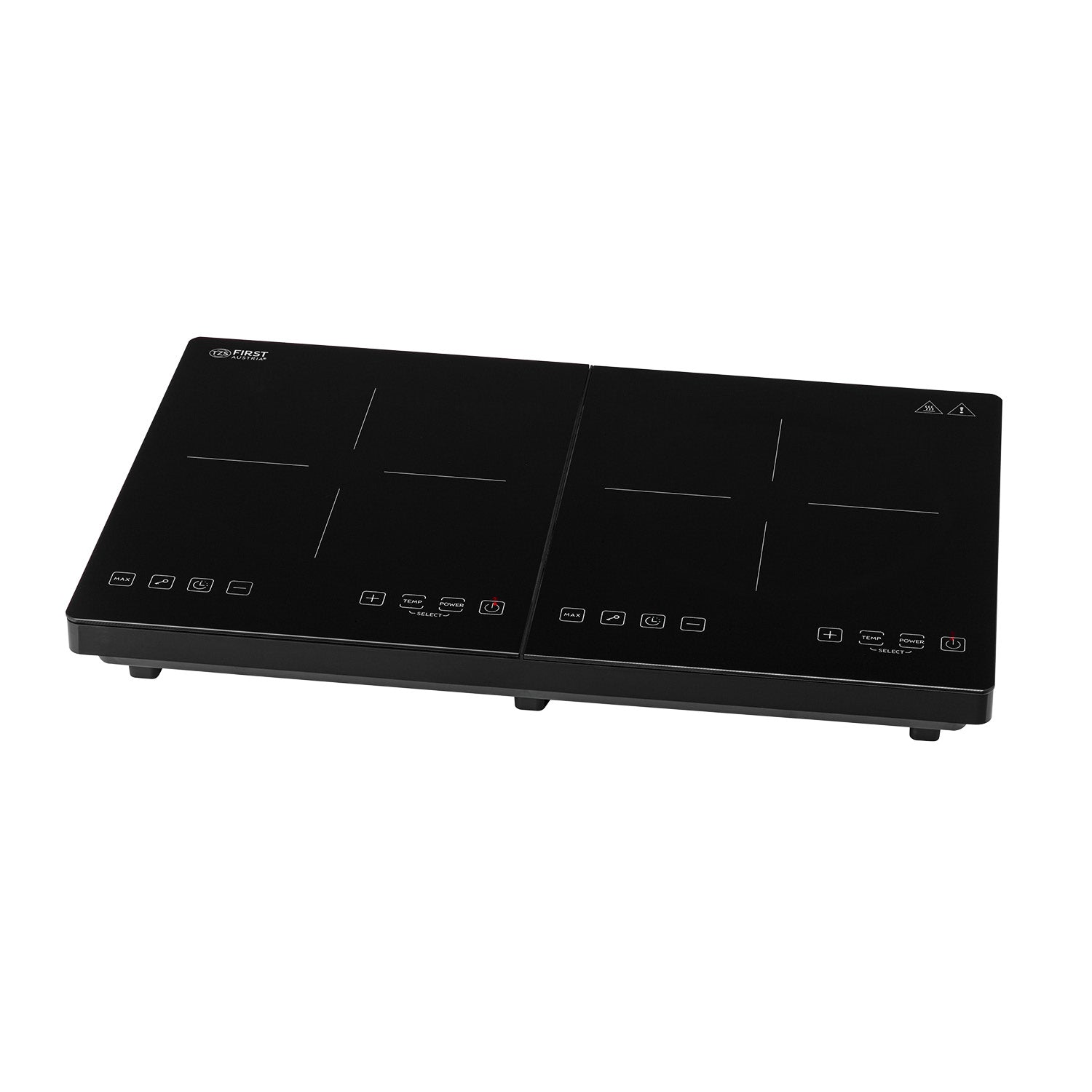 Doppel-Induktionskochplatte 3500 W, Touch-Bedienung, mit Timer