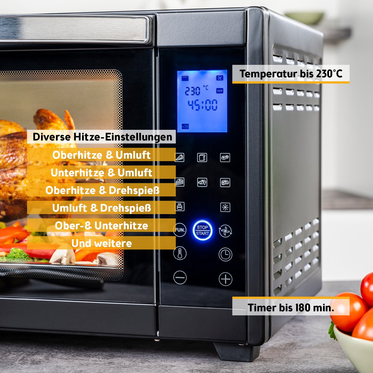Mini Oven 30 L, Multifunctional, Spacious