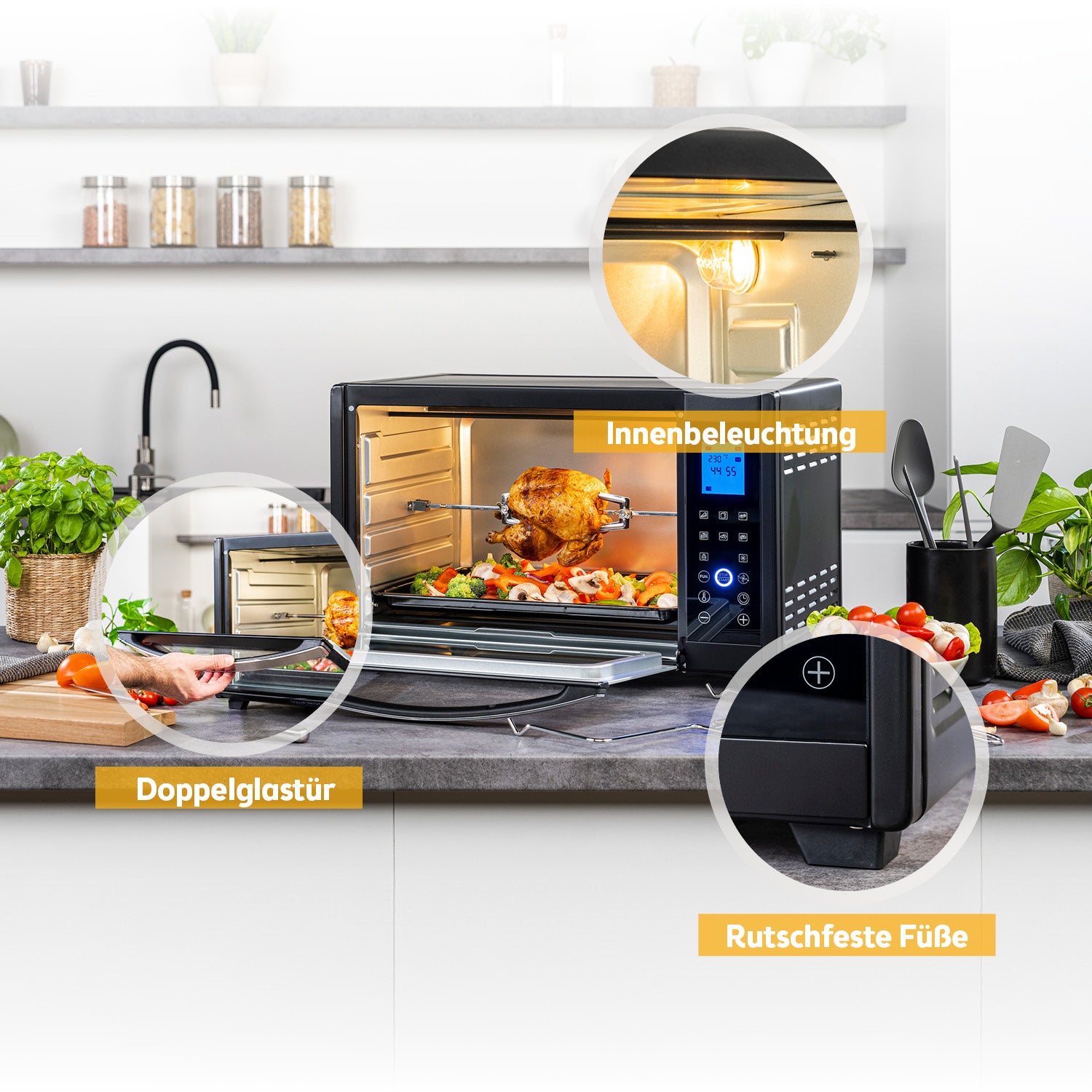 Mini Oven 30 L, Multifunctional, Spacious