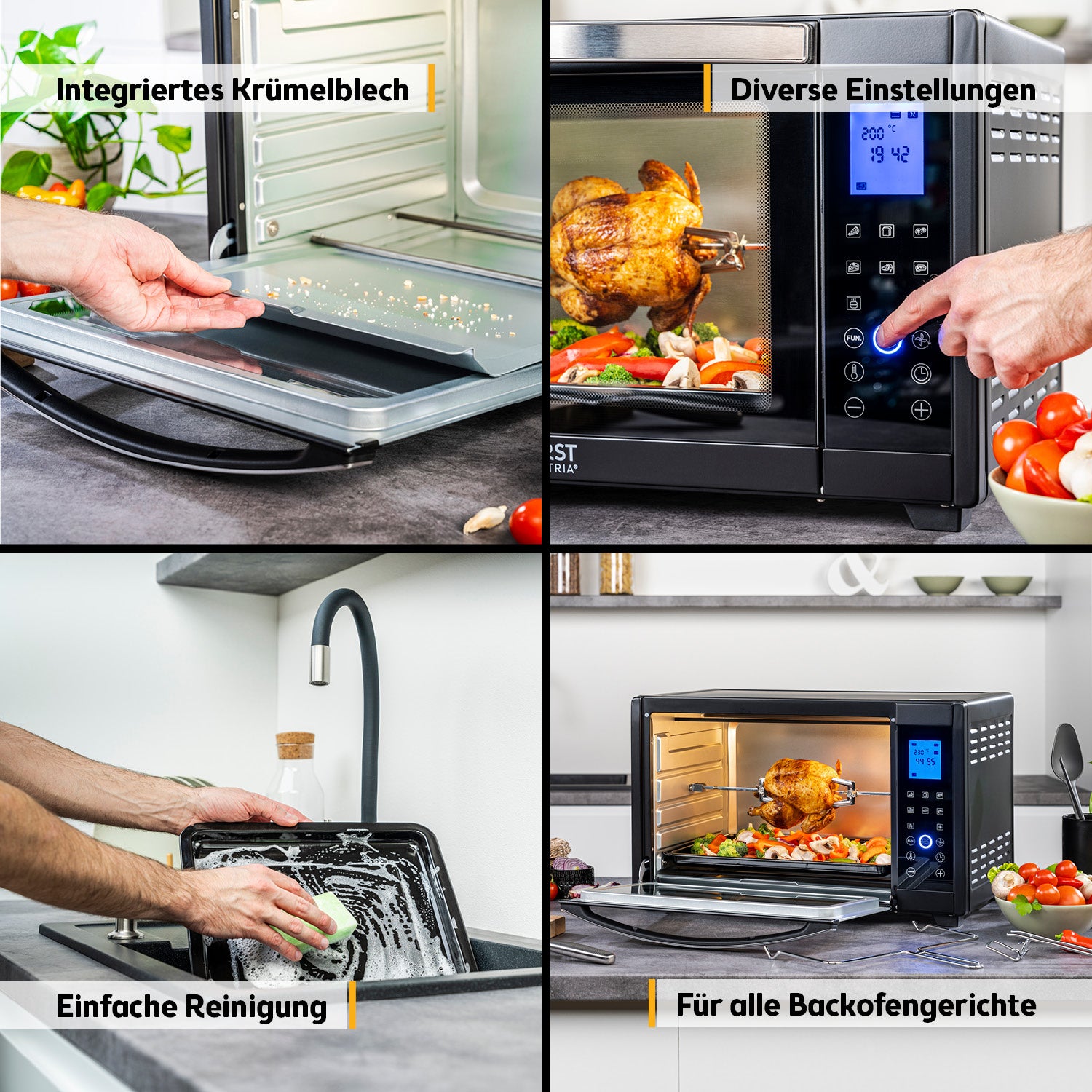 Mini Oven 30 L, Multifunctional, Spacious