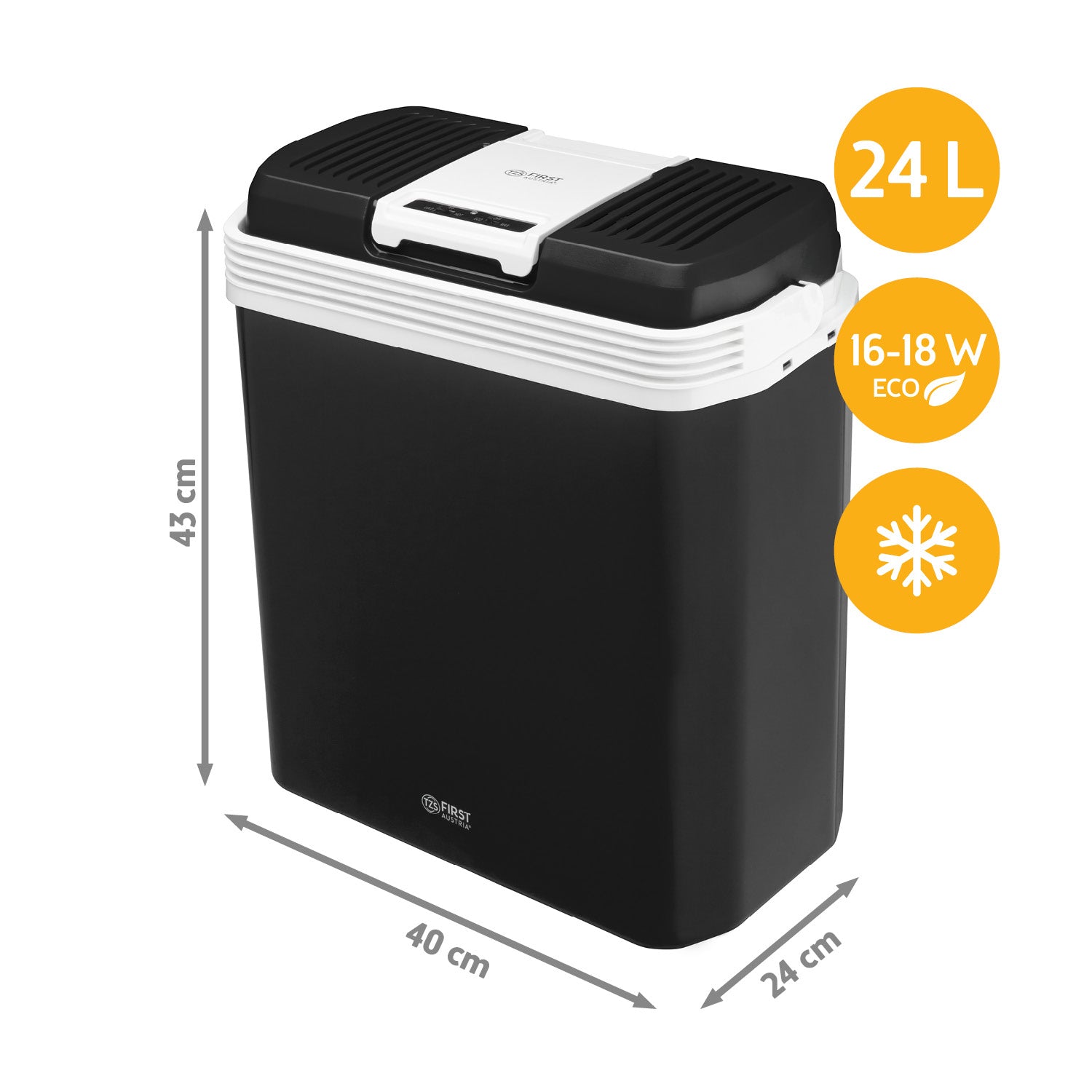 Elektrische Kühlbox 24L, mit Kühl- & Warmhaltefunktion