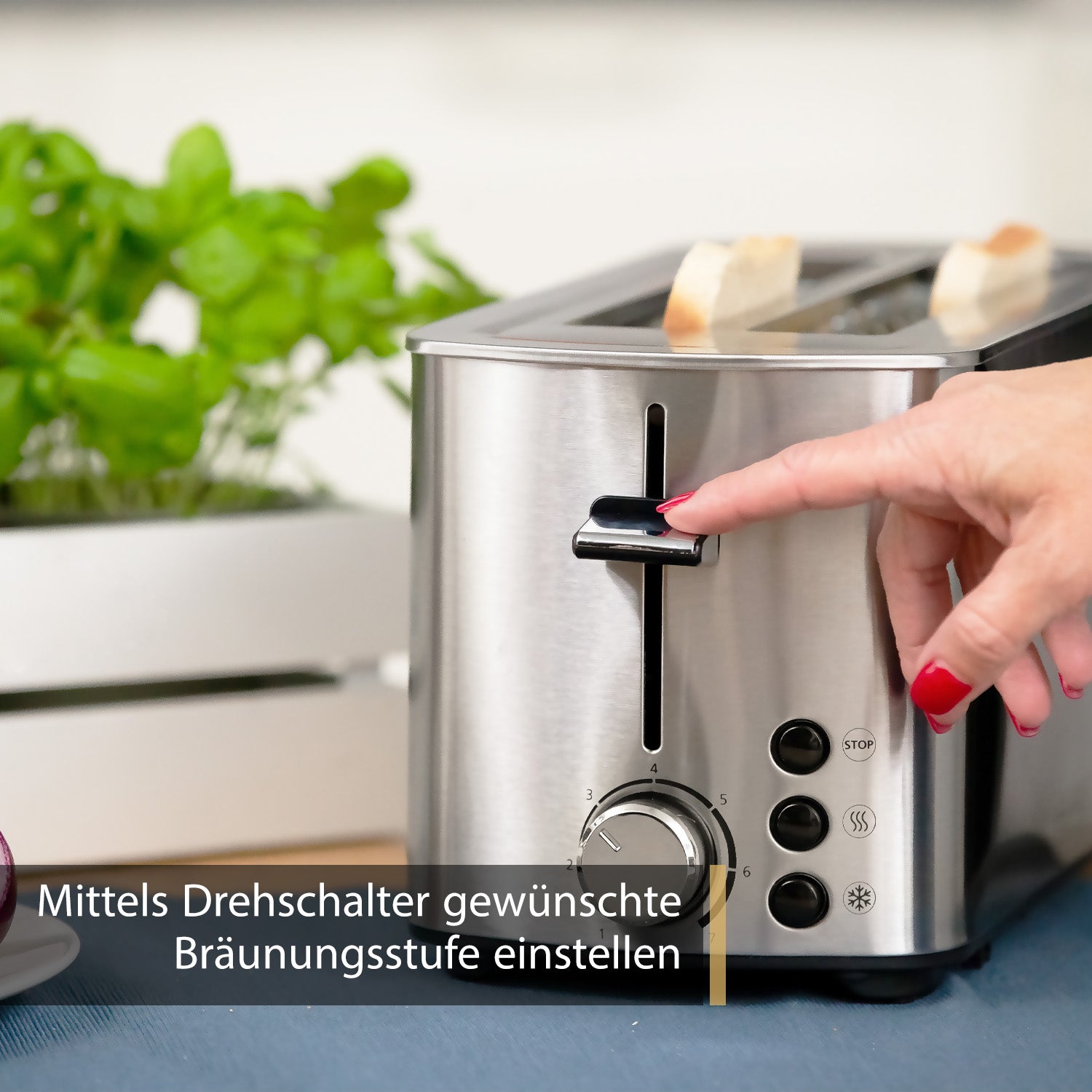 1400W - 4 Scheiben