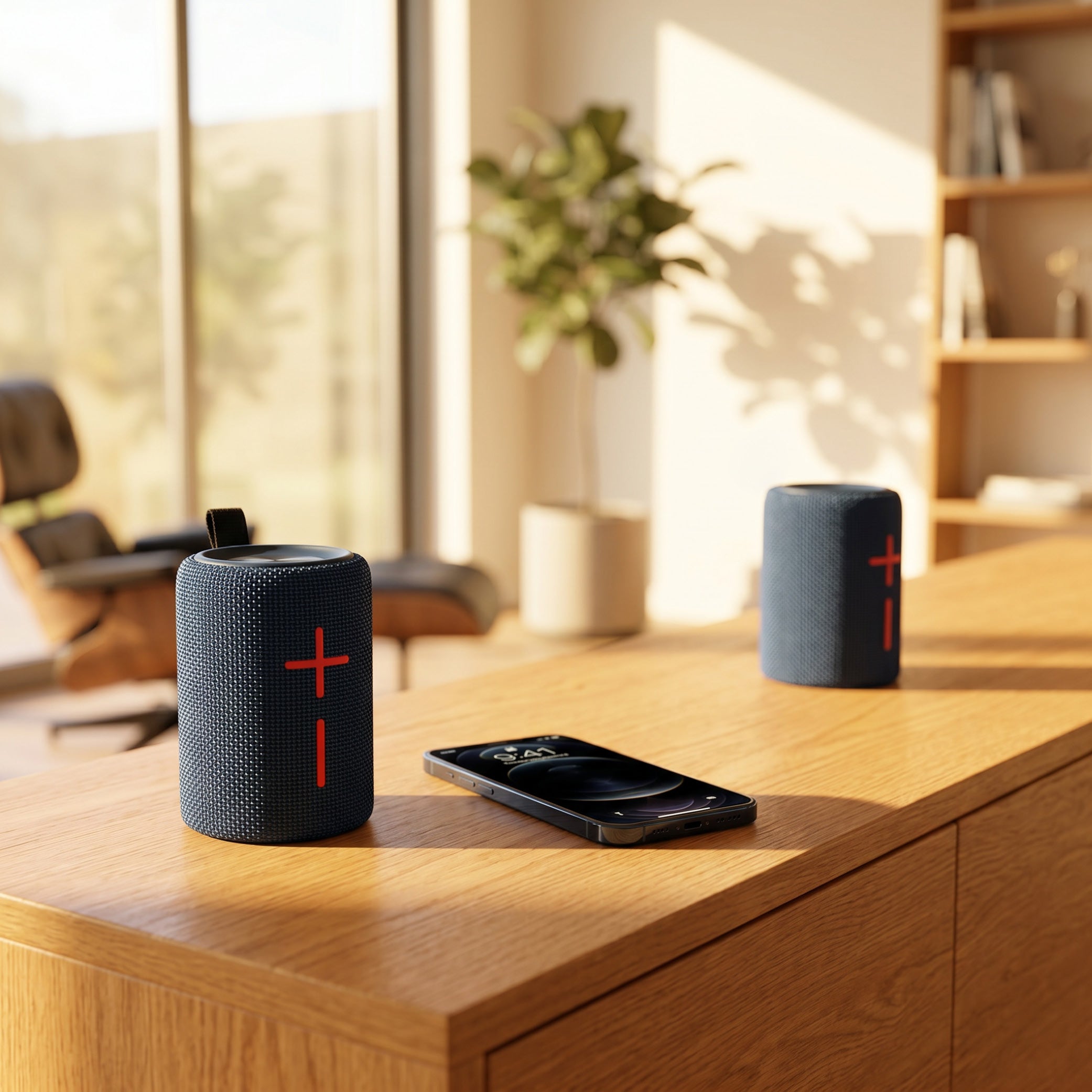 TWS Bluetooth-Lautsprecher, 2-in-1 Magnetsystem, IPX5 spritzwassergeschützt