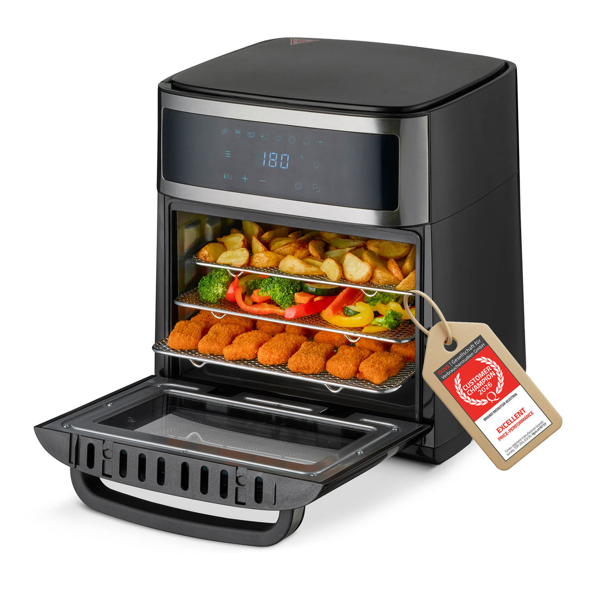 Air Fryer Oven 13 L, 8 Programs, with Rotisserie Spit