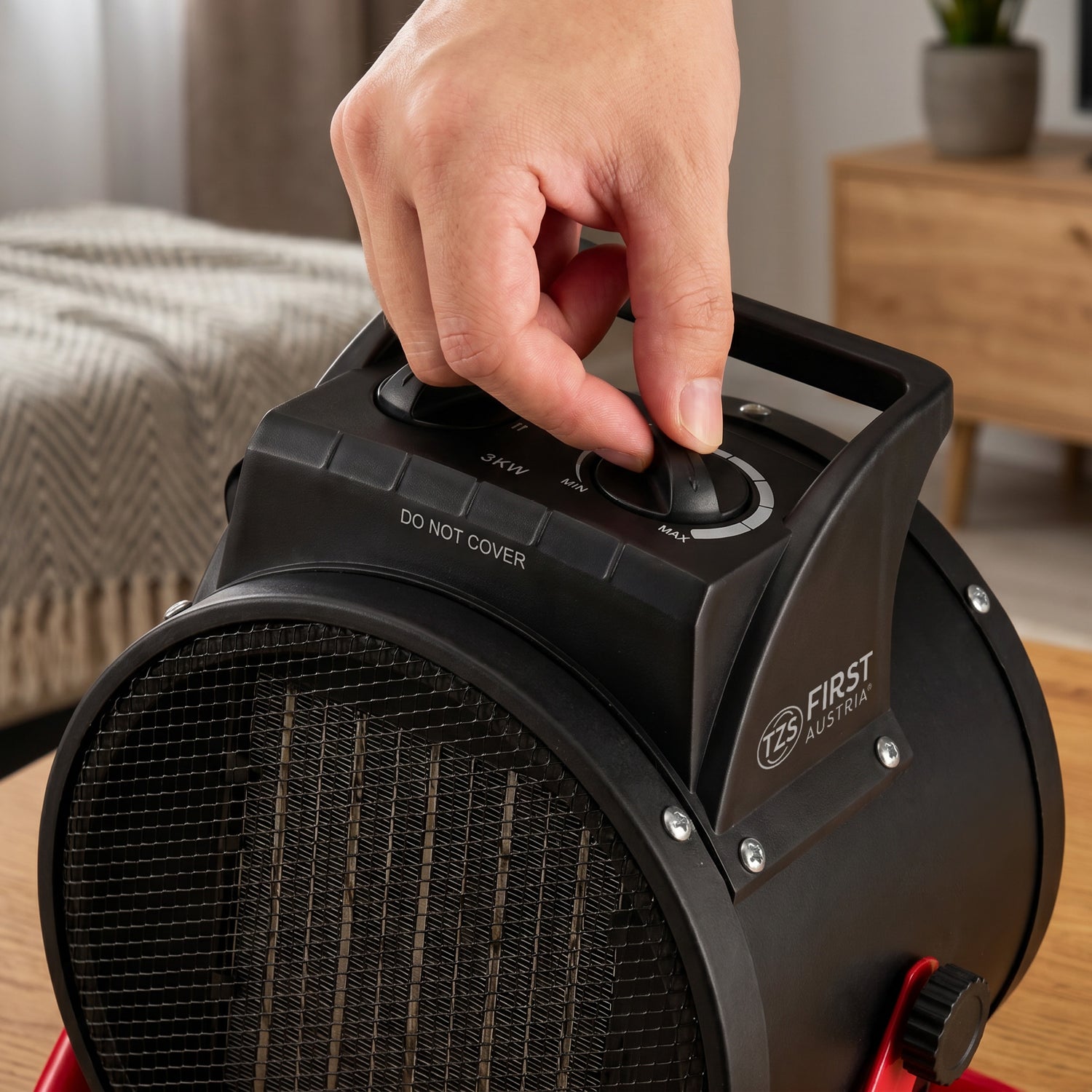 Keramik-Heizlüfter, 3000 W, mit Thermostatfunktion