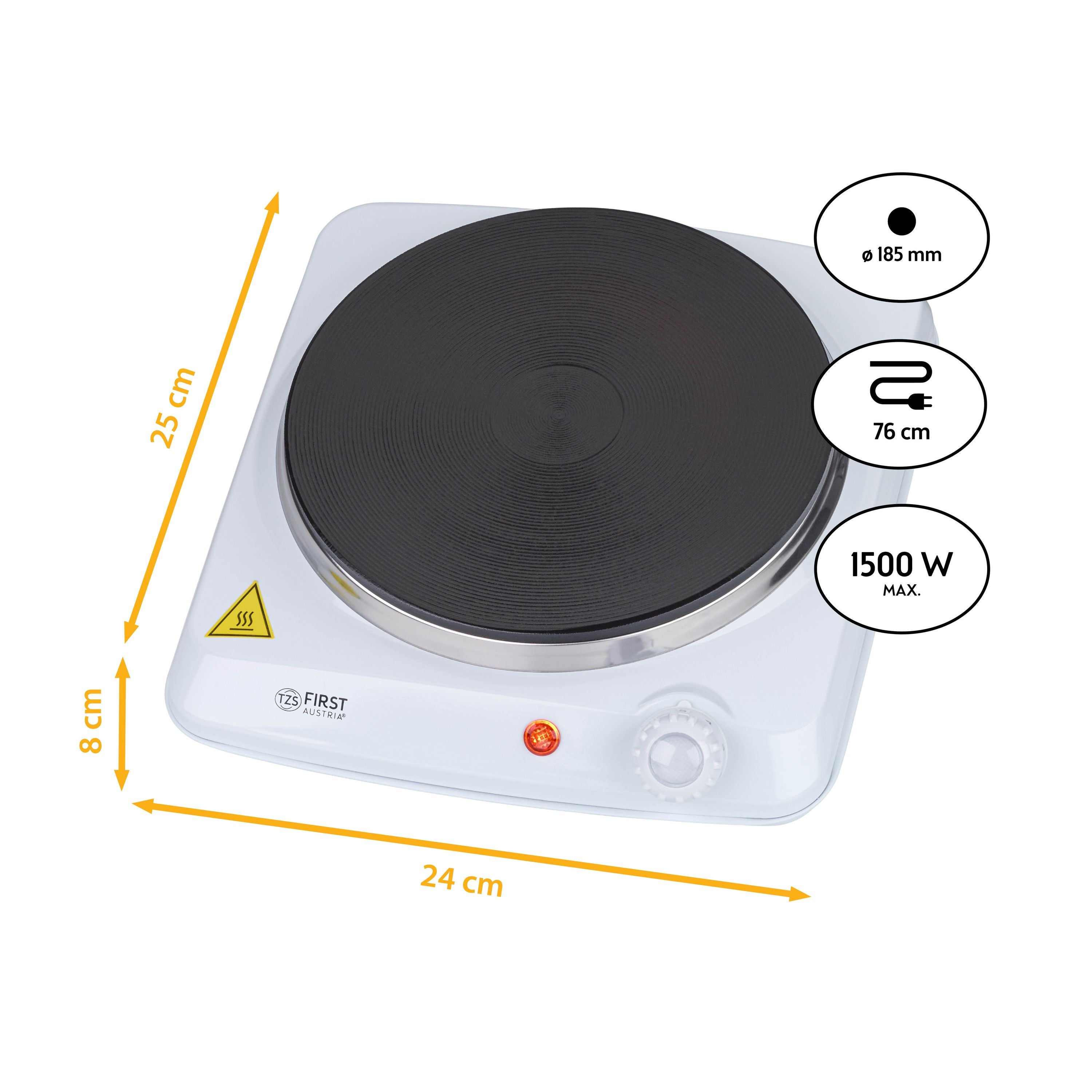 Gusseisen Einzelkochplatte 1500 W, stufenloser Thermostat