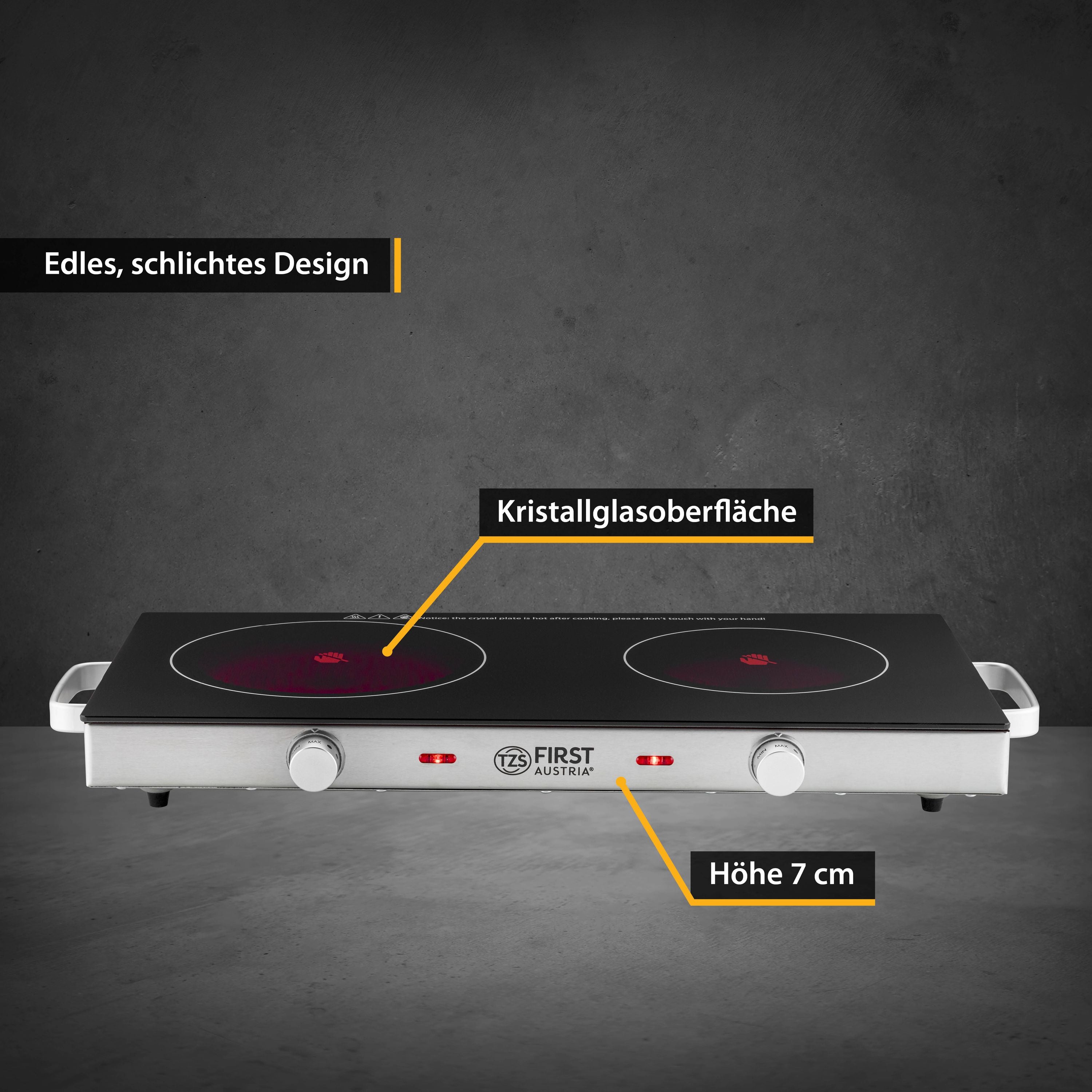 schwarz;Kochplatte