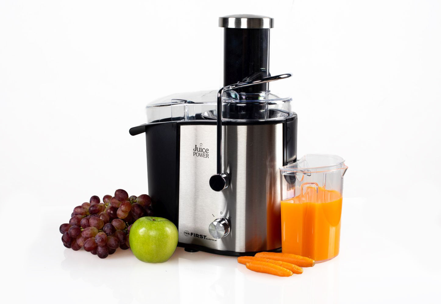 Juicer 800 W, XXL Feed Chute 75 mm, Stainless Steel