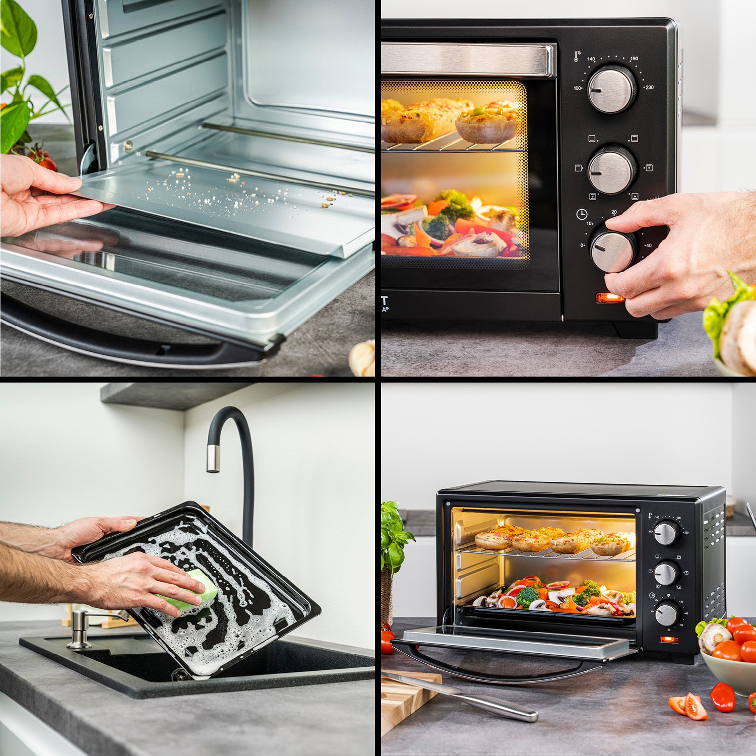 Mini Oven 20 L, with Convection, Space-Saving