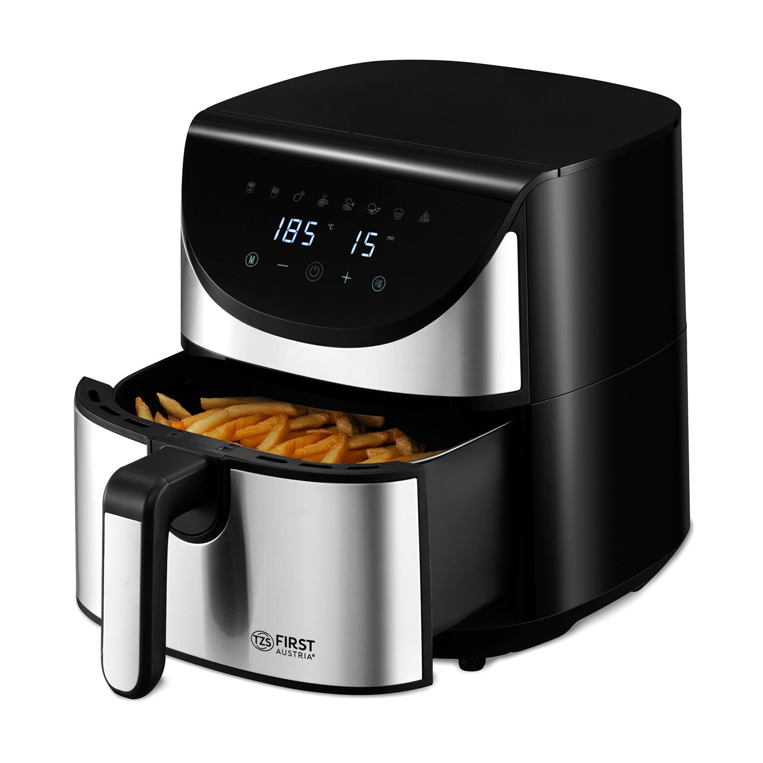 Heißluftfritteuse 5,8 L, 8 Programme, 5-°C-Temperaturschritte