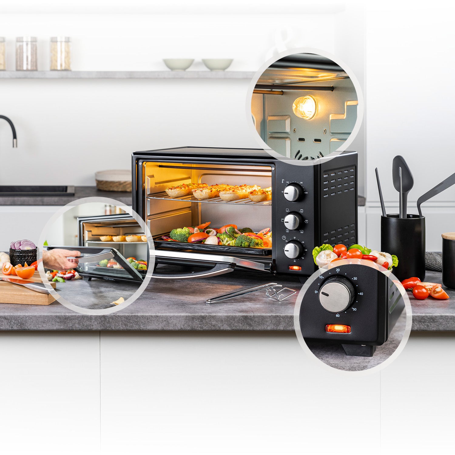 Mini Oven 30L, Multifunctional, Spacious