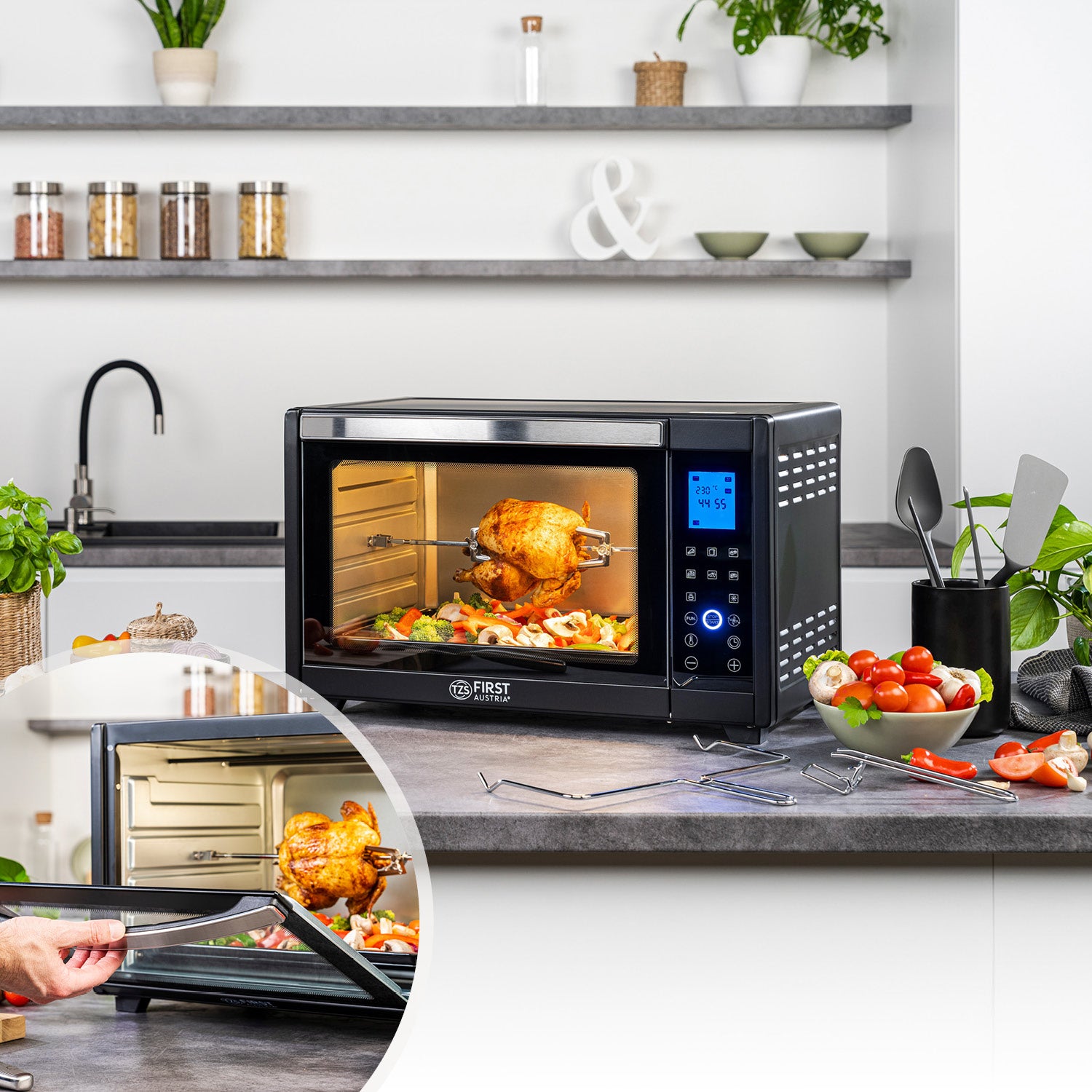 Mini Forno 30L, Multifunzionale, Capiente