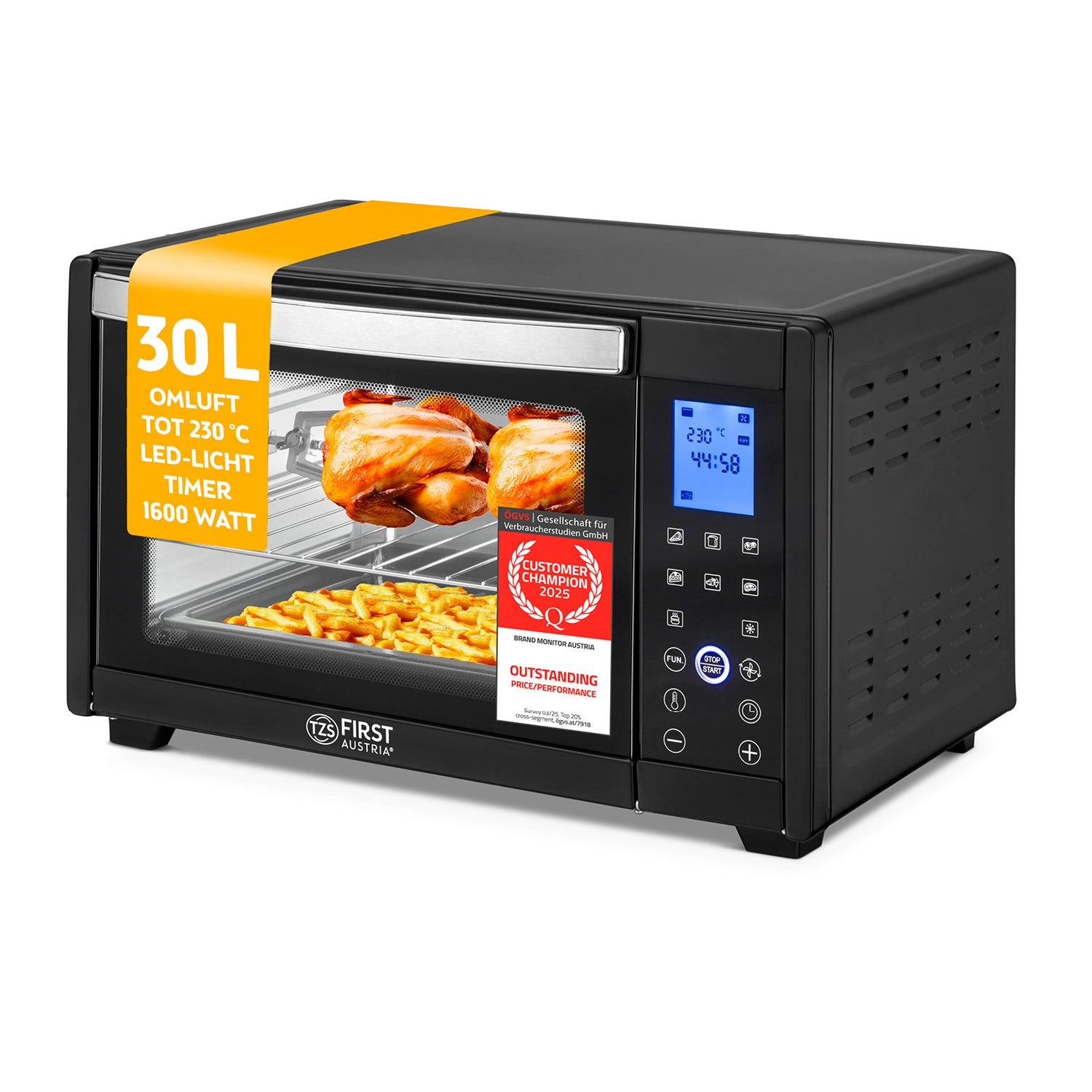 Mini Oven 30 L, Multifunctional, Spacious