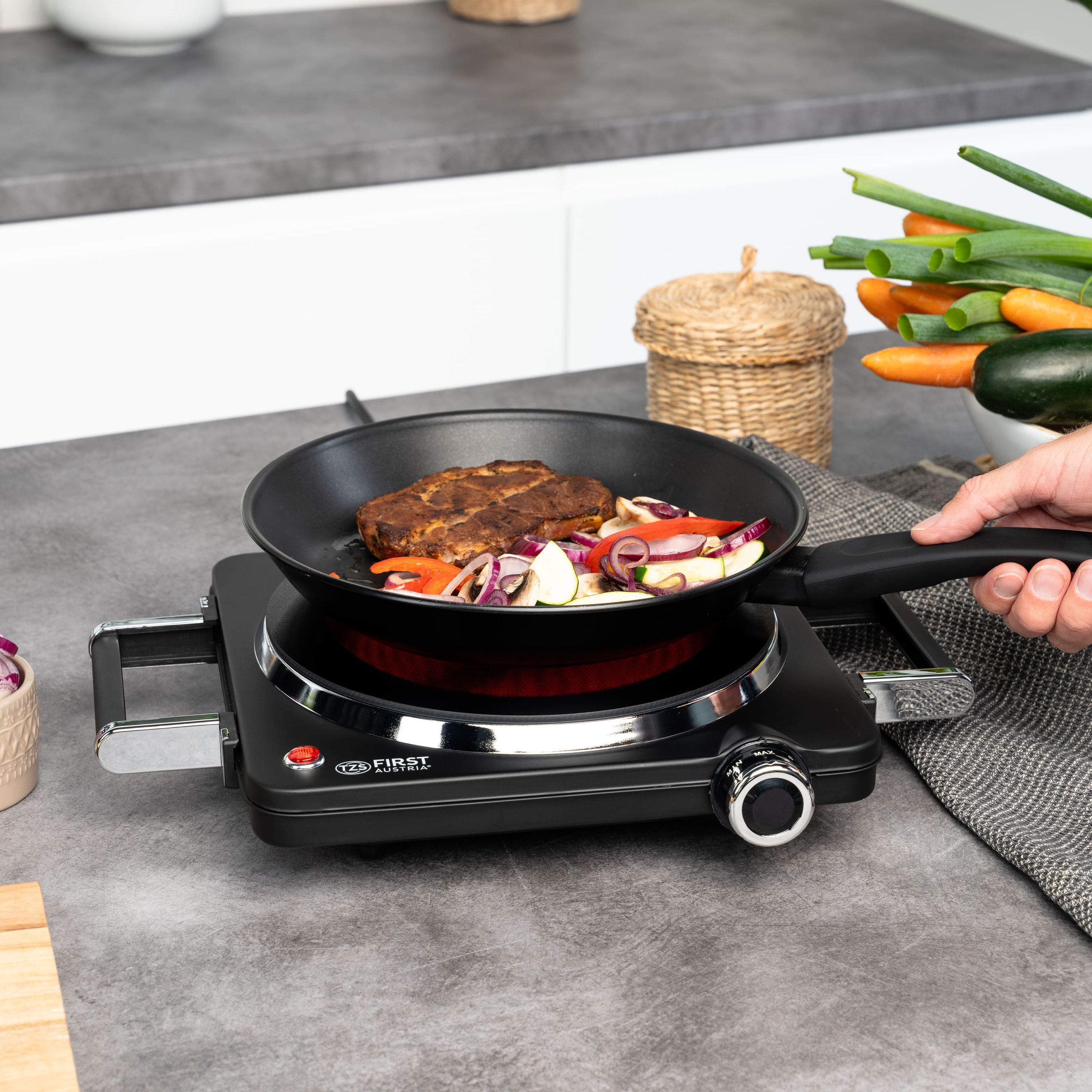 Infrared Single Hotplate 1500 W, Glass Ceramic, 22 cm