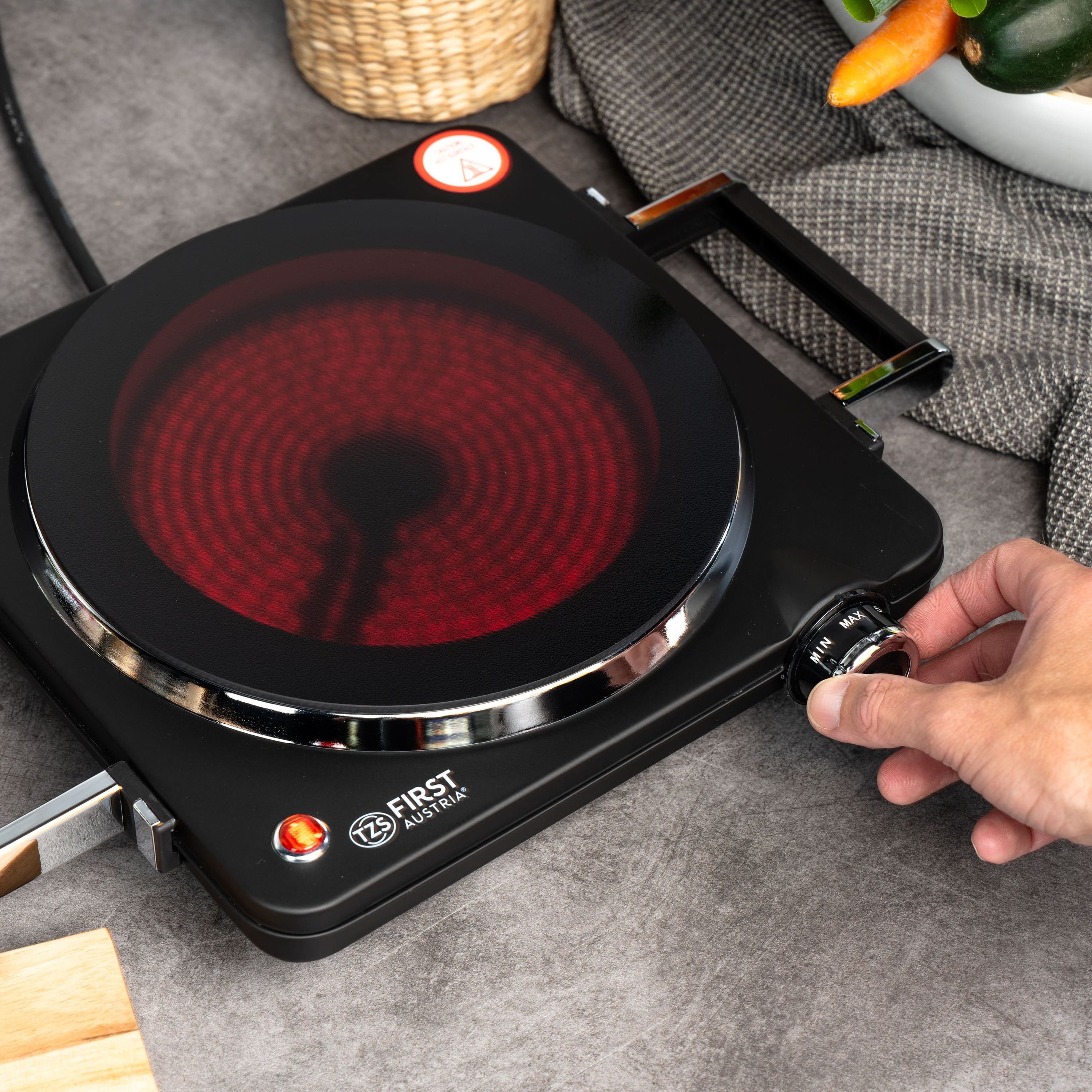 Infrared Single Hotplate 1500 W, Glass Ceramic, 22 cm