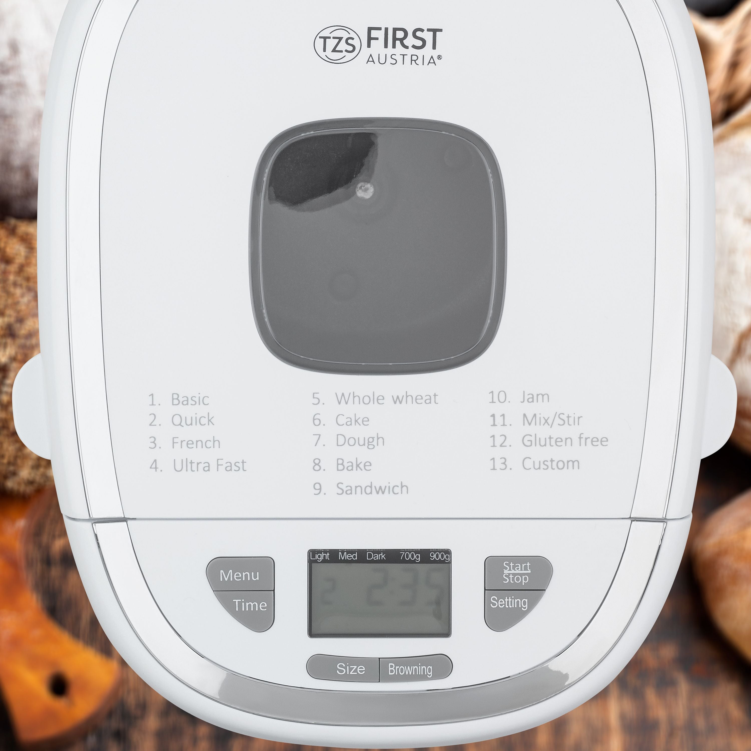 Bread Maker 900g, 13 Programs, Non-Stick Coating