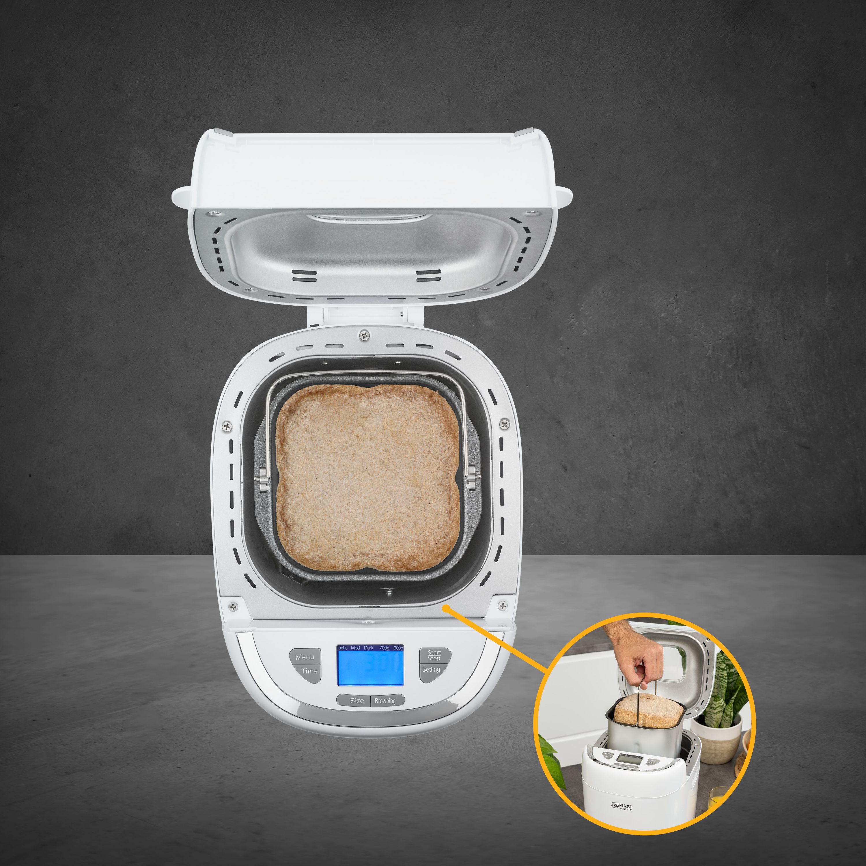 Bread Maker 900g, 13 Programs, Non-Stick Coating