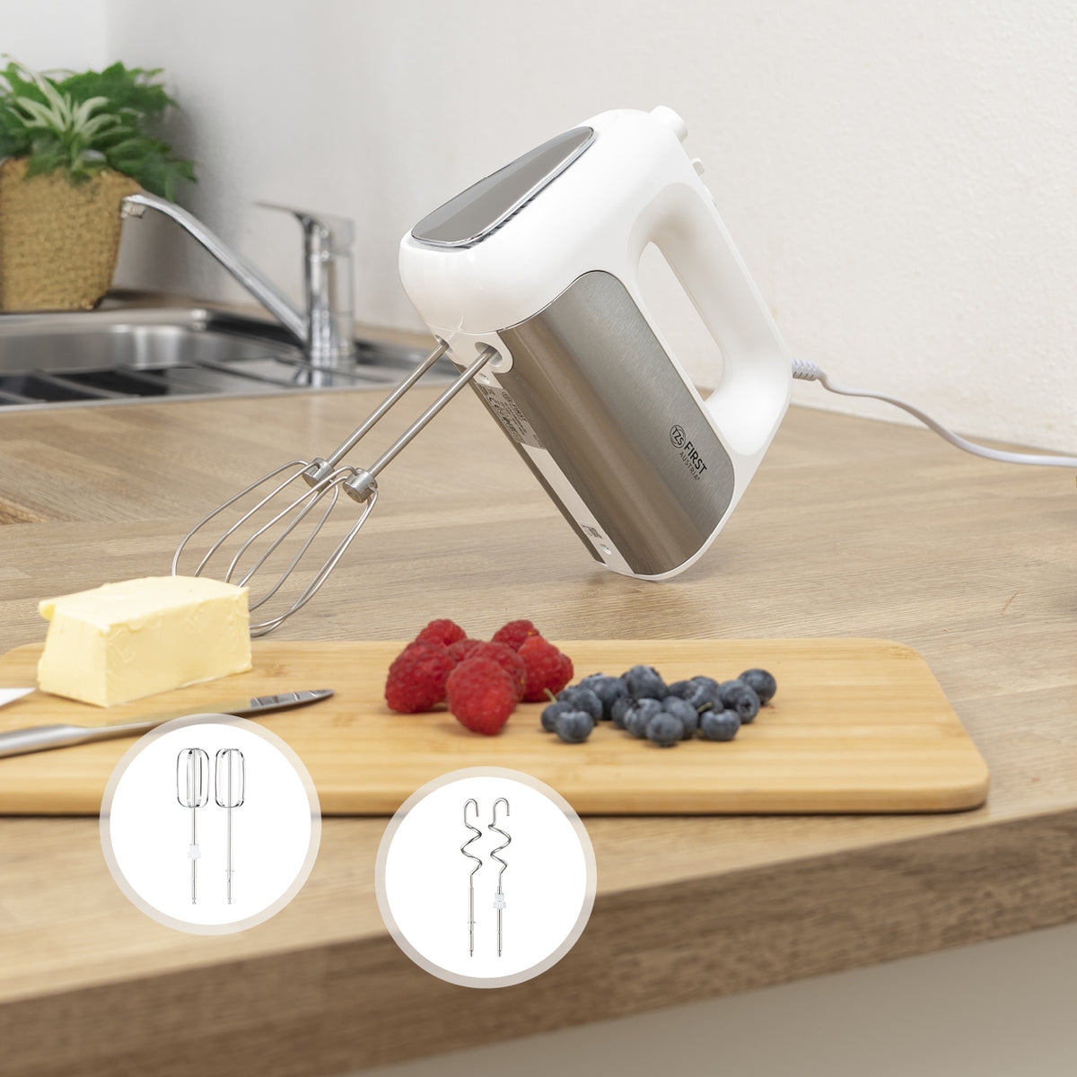 Kitchen and Dough Mixer with Bowl 3.5 L, 500 W