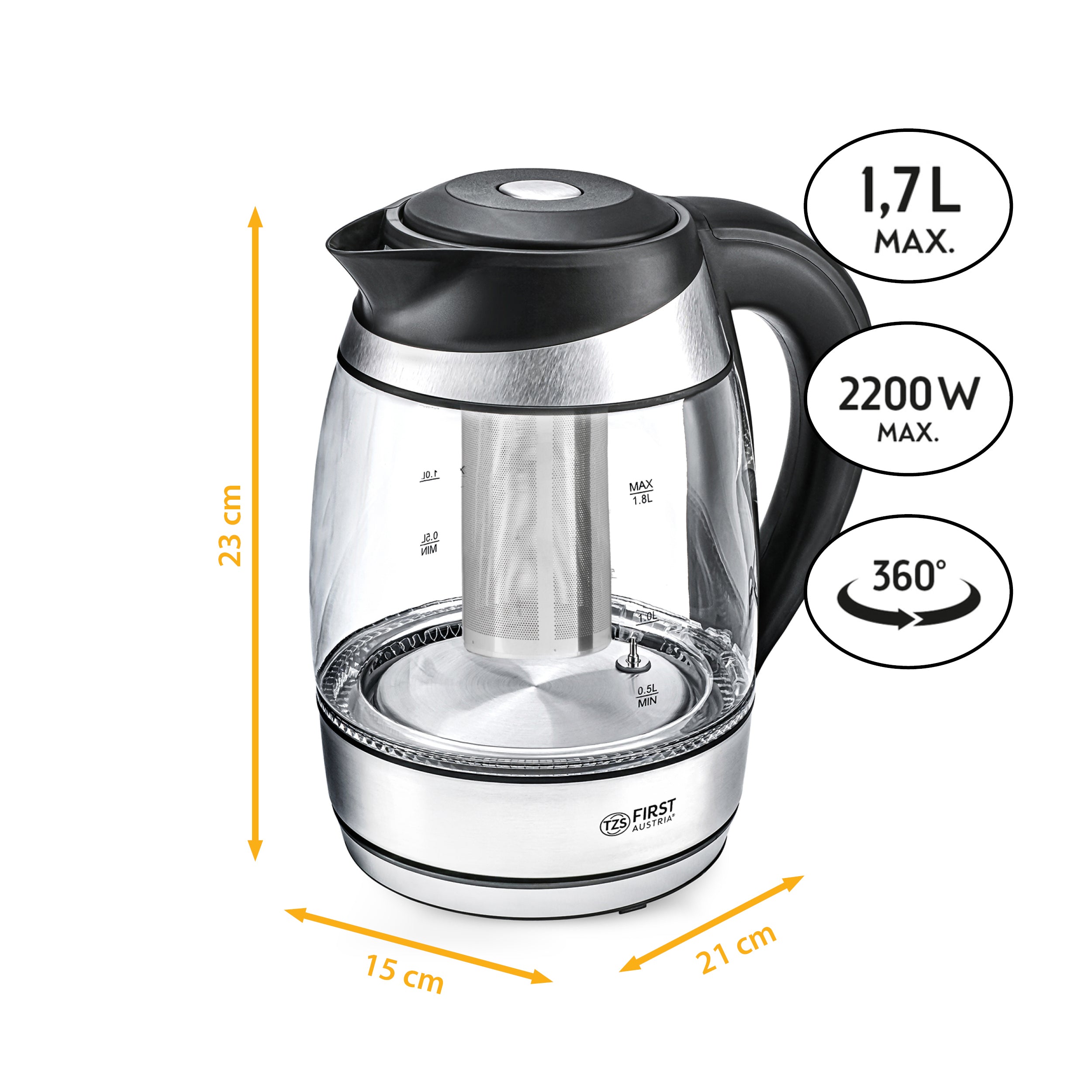 Mit Teefilter