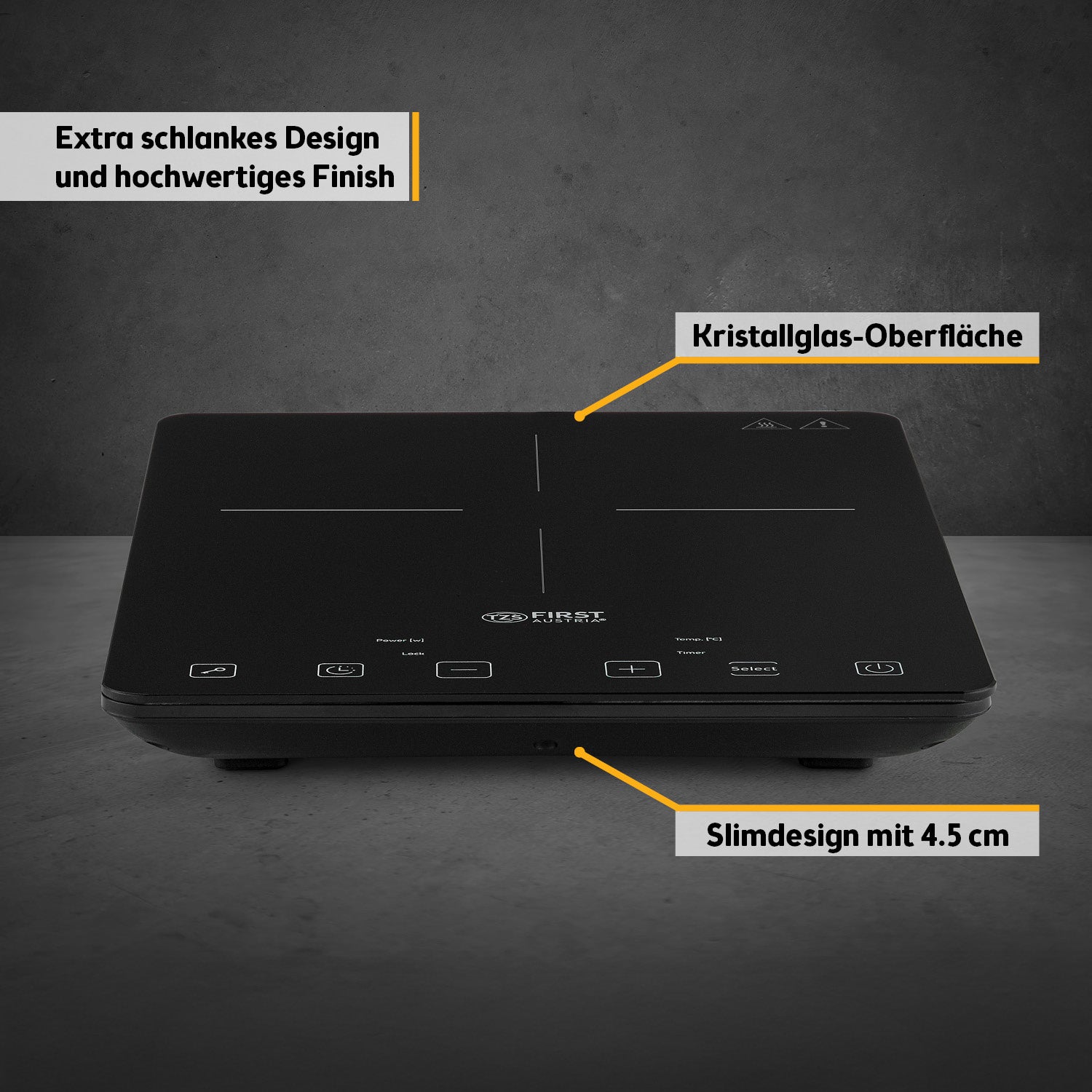 Induction Hotplate 2000 W, Touch Control, with Timer
