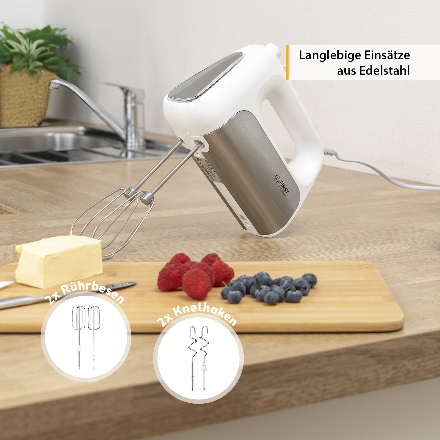 Kitchen and Dough Mixer with Bowl 3.5 L, 500 W