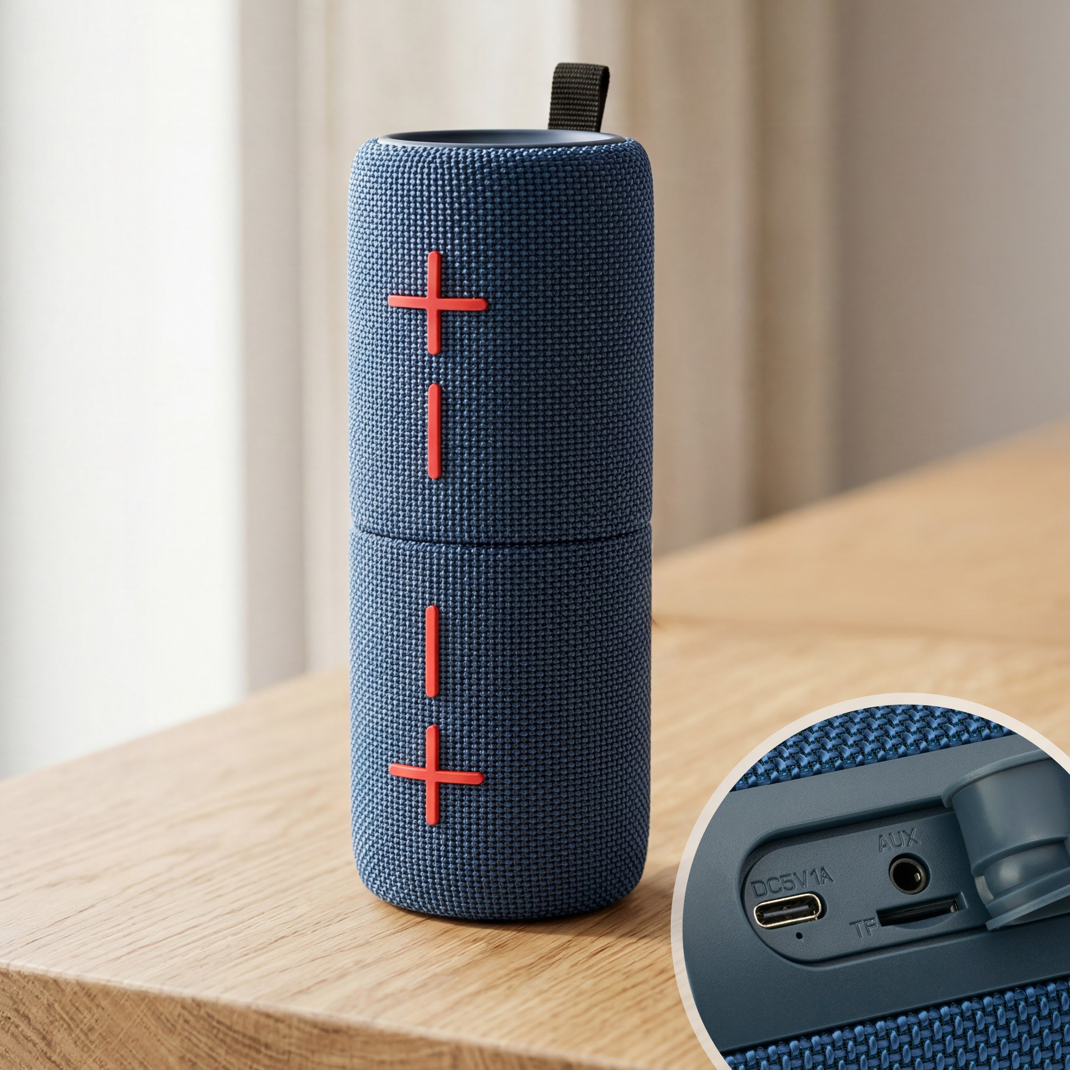 TWS Bluetooth-Lautsprecher, 2-in-1 Magnetsystem, IPX5 spritzwassergeschützt
