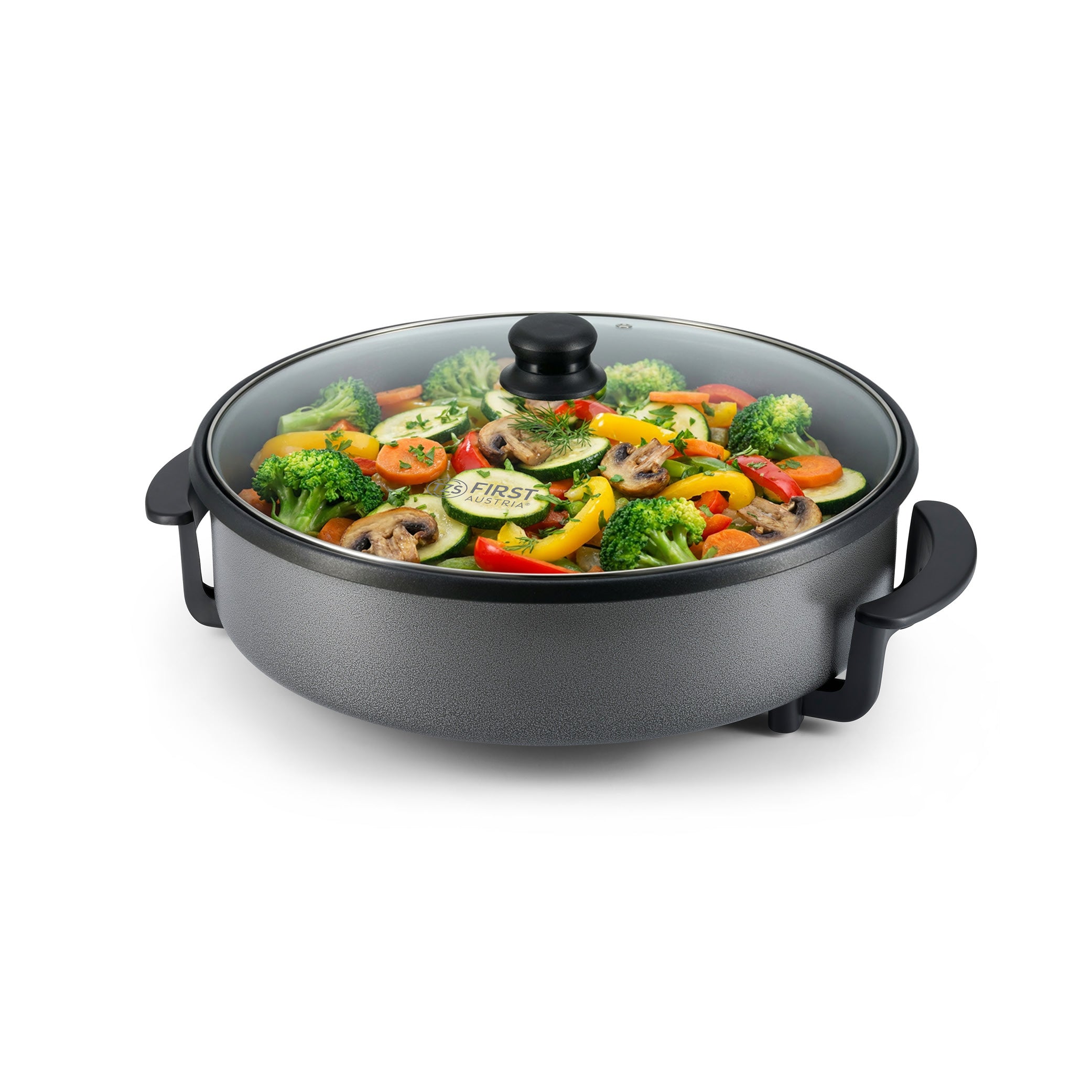 Electric Multi Pan 40 cm, Non-Stick Coated, incl. Glass Lid