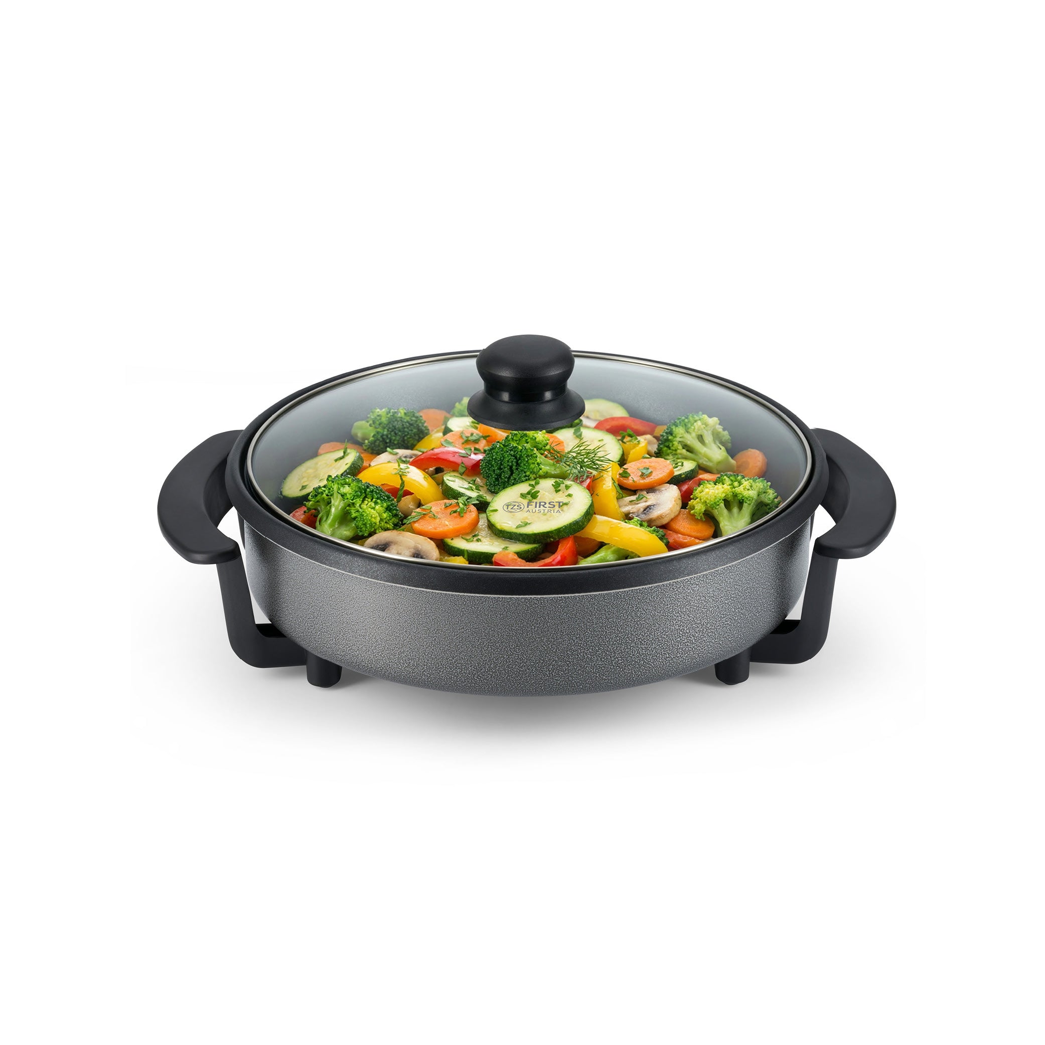 Electric Multi Pan 30 cm, Non-Stick Coated, incl. Glass Lid