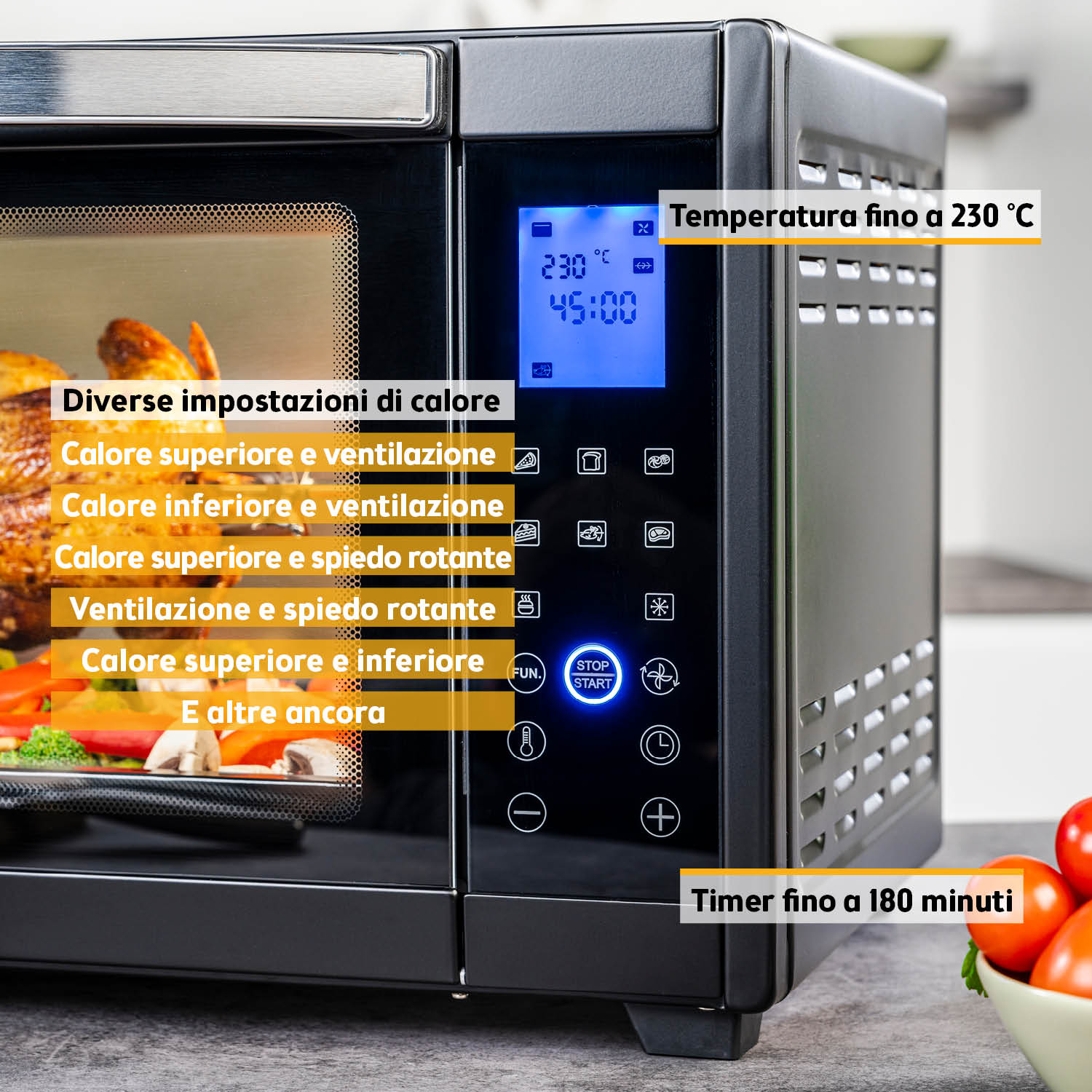 Mini Oven 30 L, Multifunctional, Spacious