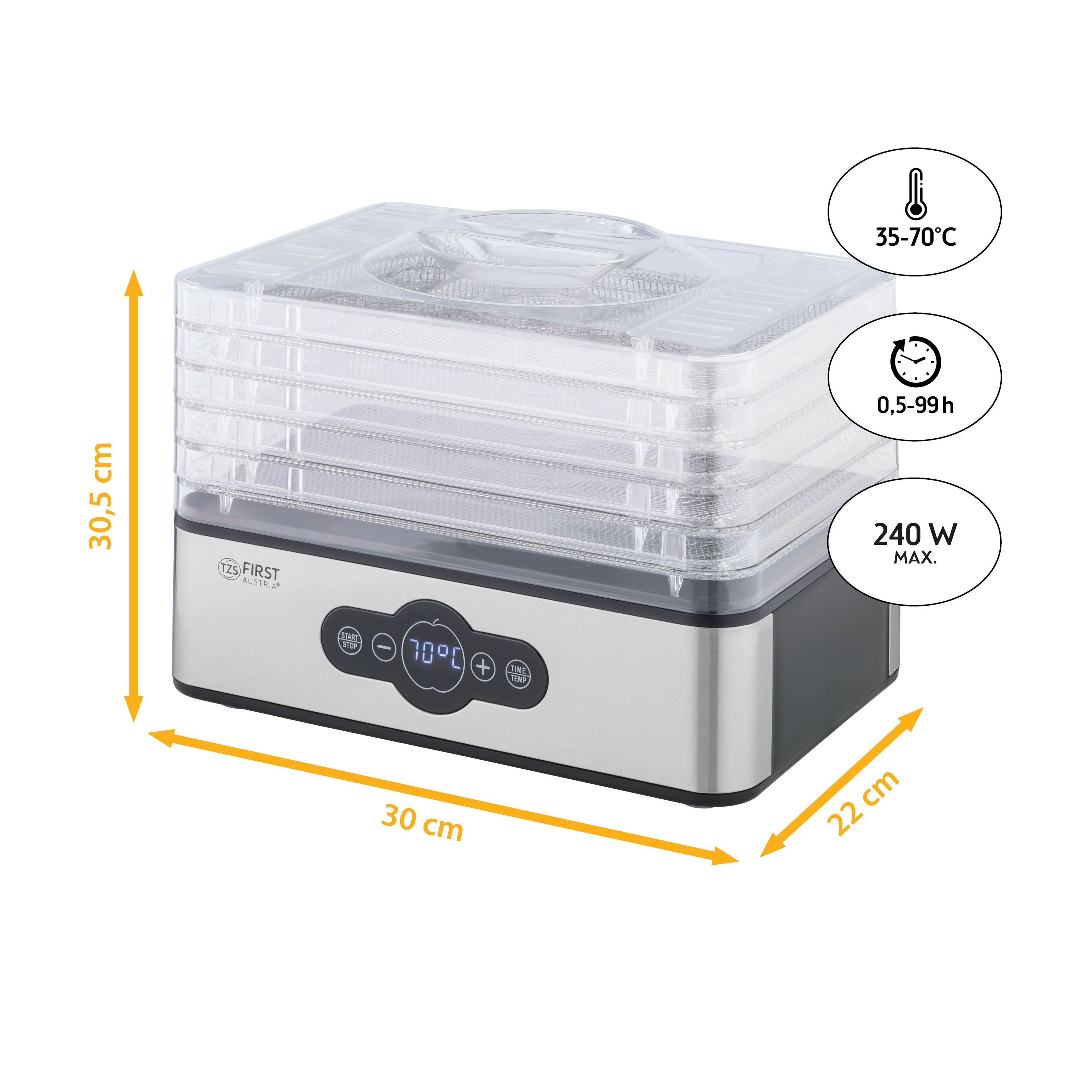5 Etagen | Edelstahl